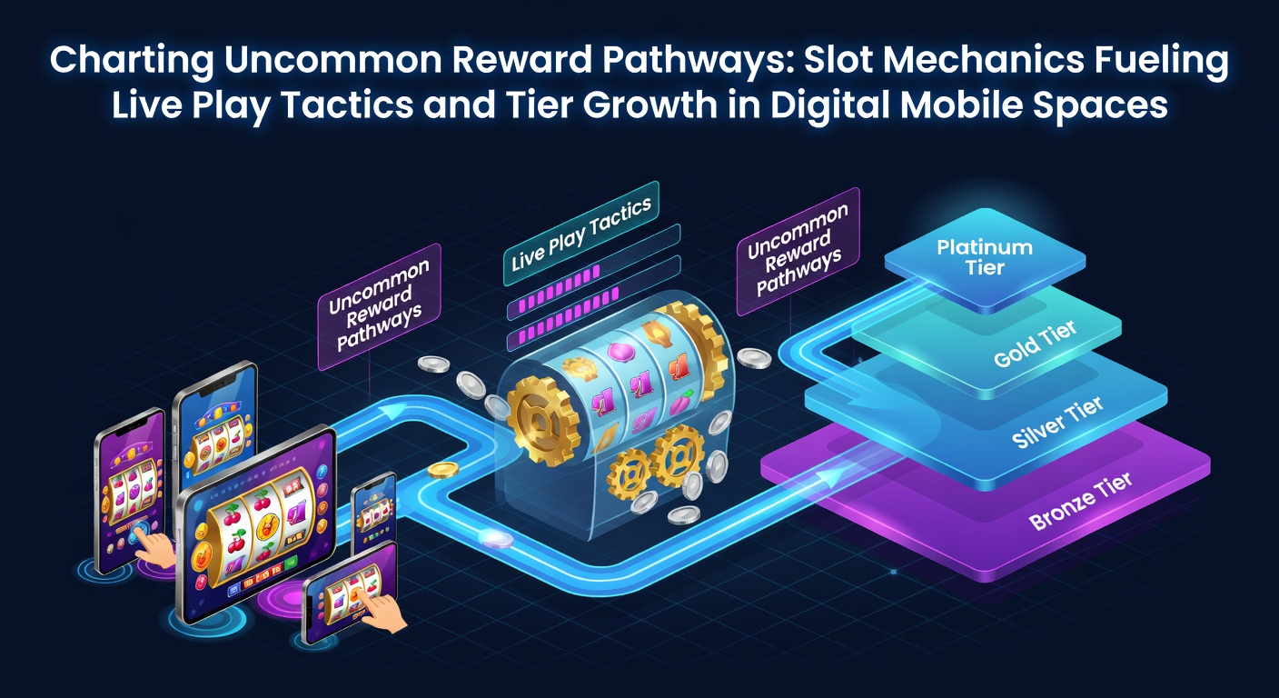 Mobile slot interface displaying cascading reel mechanics and loyalty tier progress indicators on a smartphone screen