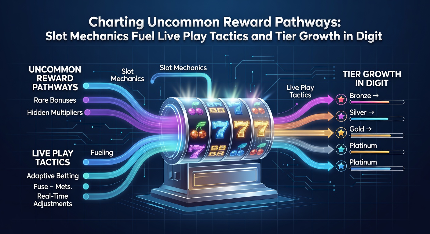 Infographic illustrating tier progression pathways linked to specific slot bonus features in mobile casino applications