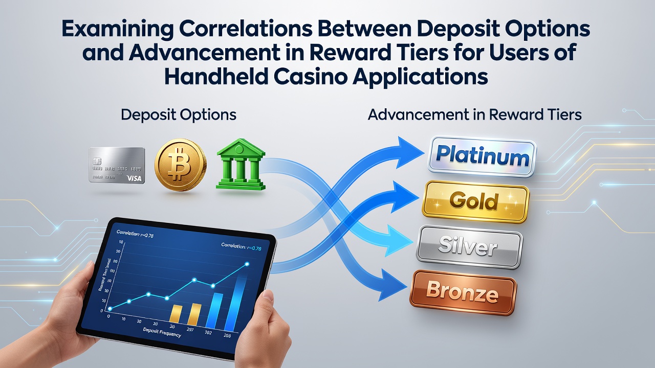 Mobile casino interface displaying various deposit options alongside reward tier indicators on a smartphone screen