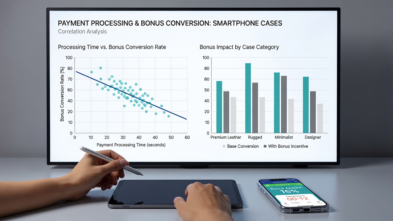Analytics dashboard displaying payment speed metrics alongside loyalty bonus conversion statistics