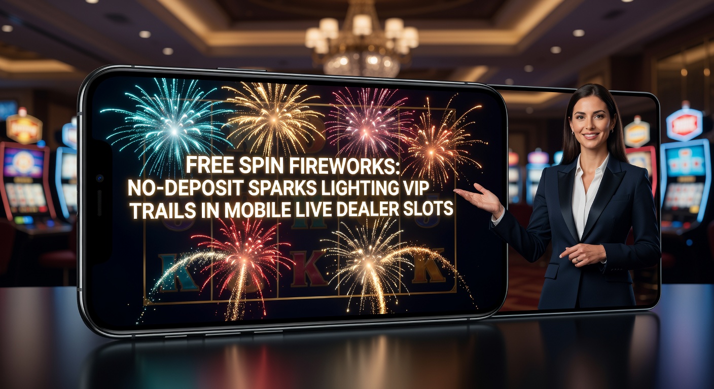 Vibrant fireworks bursting above a mobile screen displaying live dealer slots with spinning reels and VIP badges glowing in the night sky