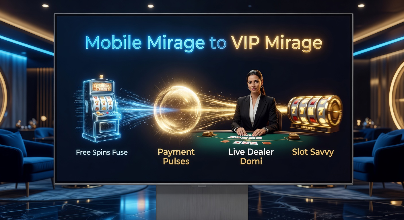 Dynamic graphic of payment icons pulsing alongside slot reels and a live dealer wheel, symbolizing VIP progression
