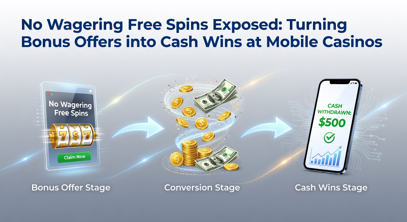 Vibrant mobile casino screen displaying free spins activation and instant cashout options, highlighting no wagering bonuses in action