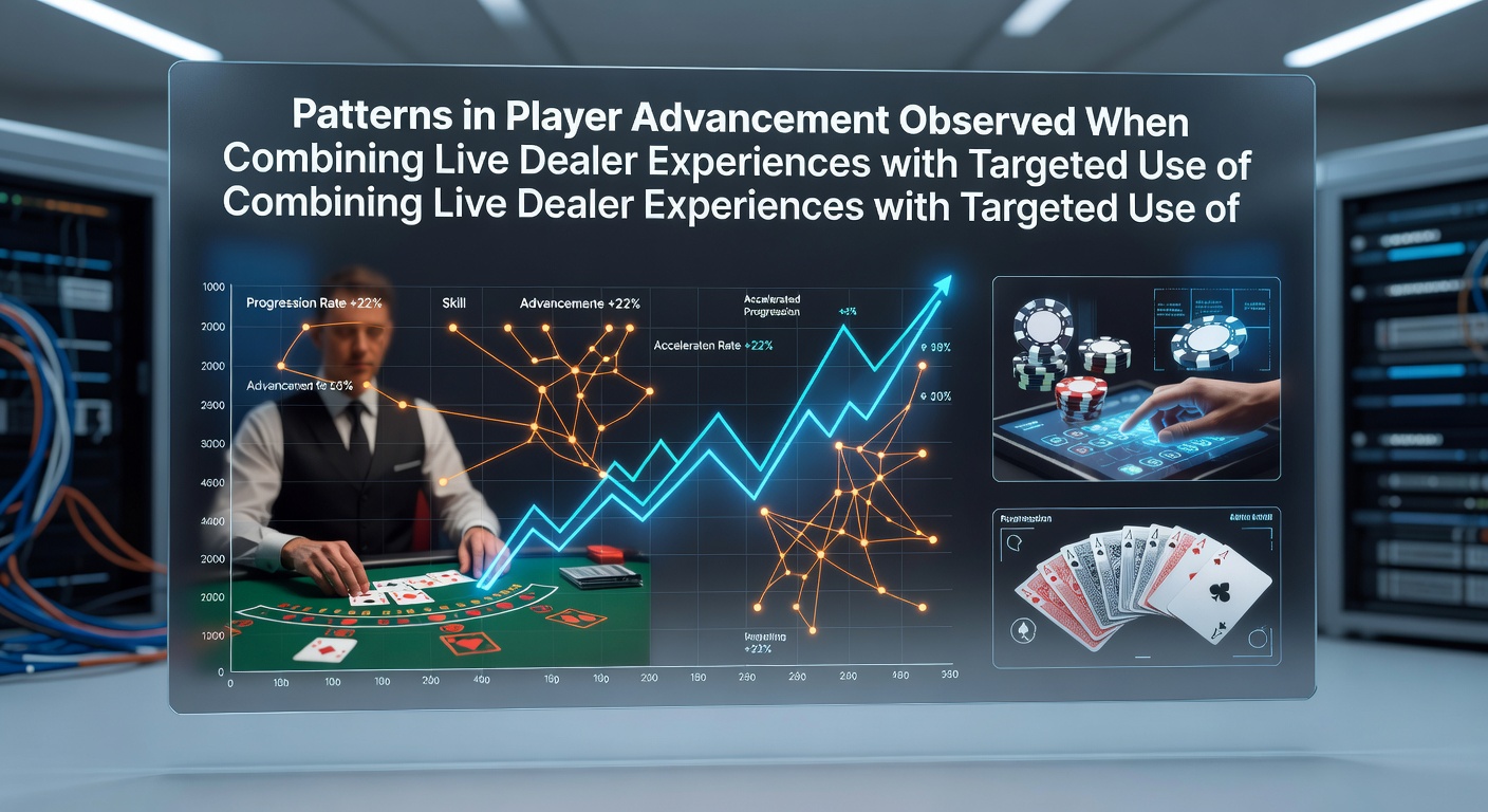 Data visualization chart showing player tier advancement rates linked to combined live dealer and promotional spin usage on mobile devices